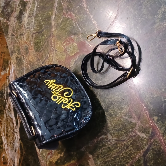 Nightlife Black Hello Kitty Clutch with Strap - Picture 4 of 5